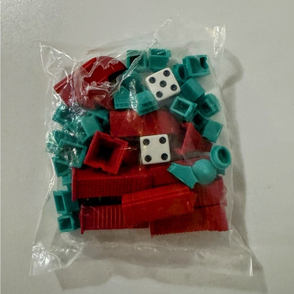 Monopoly Here & Now World Edition Replacement Hotels And Houses